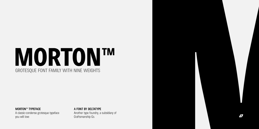 Morton font