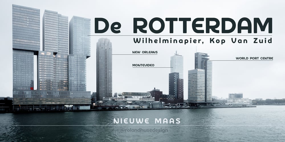 De Rotterdam font