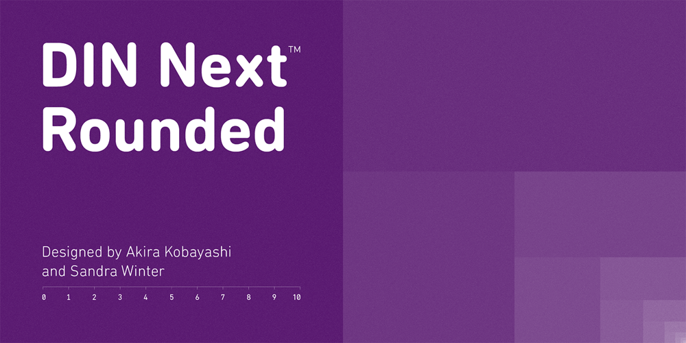 DIN Next Rounded font
