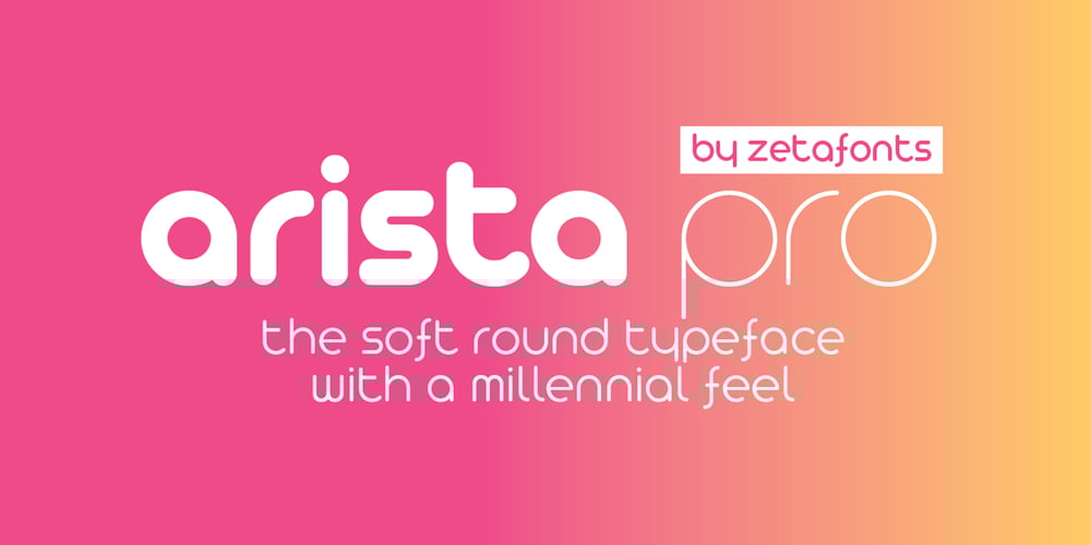 Arista Pro font