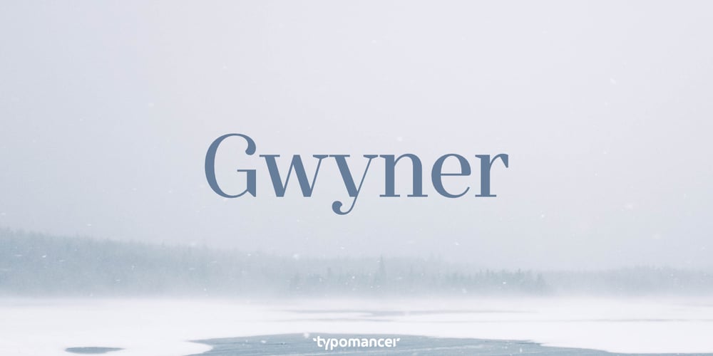 Gwyner font