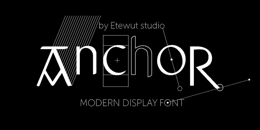 Anchor font