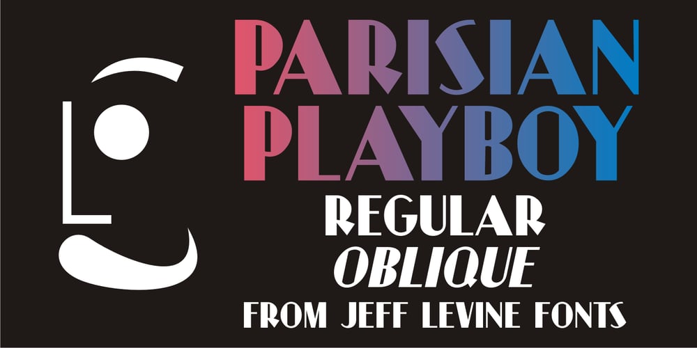 Parisian Playboy JNL font