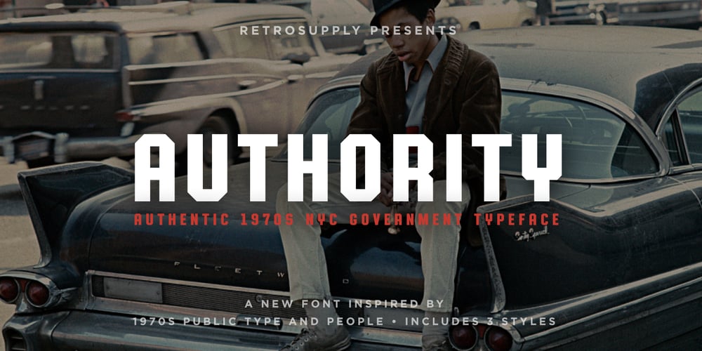 Authority font