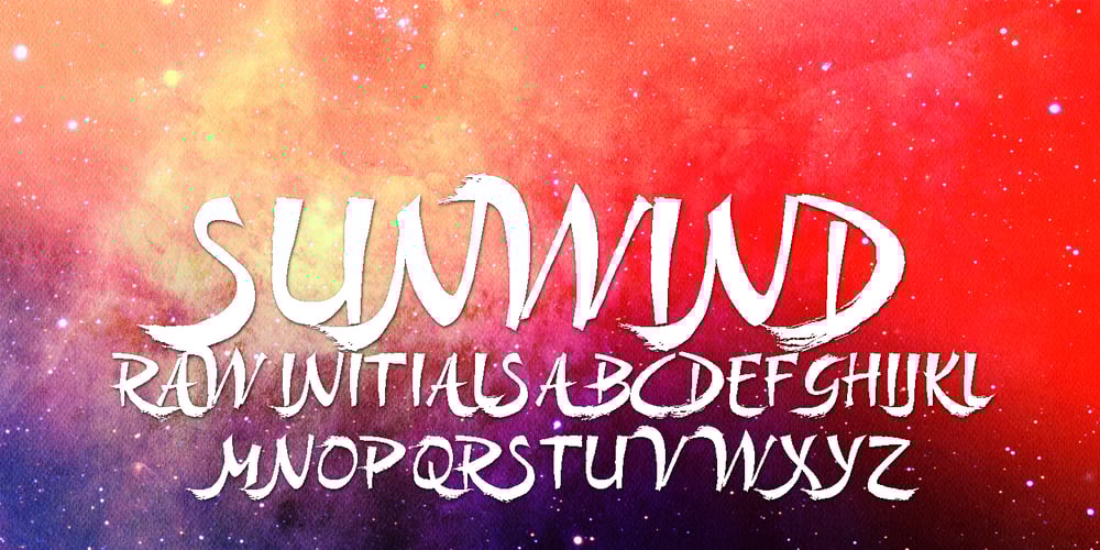 Sunwind font