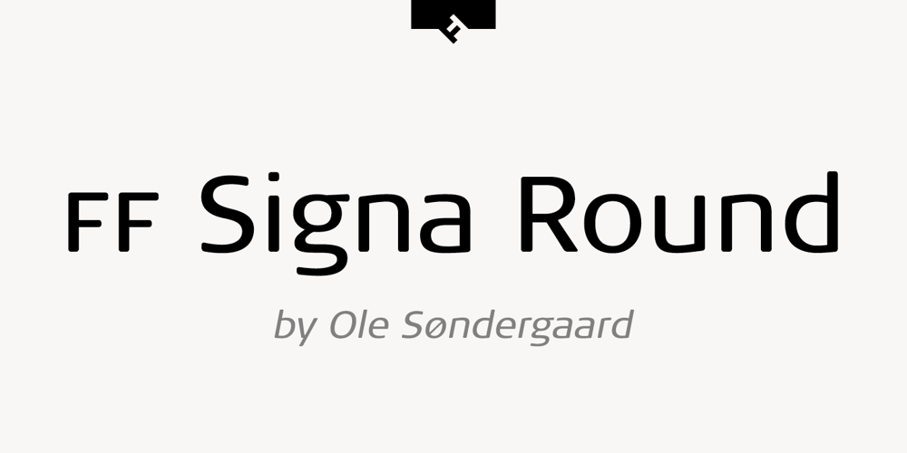 FF Signa Round font