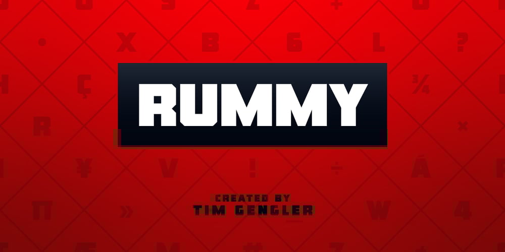 Rummy font