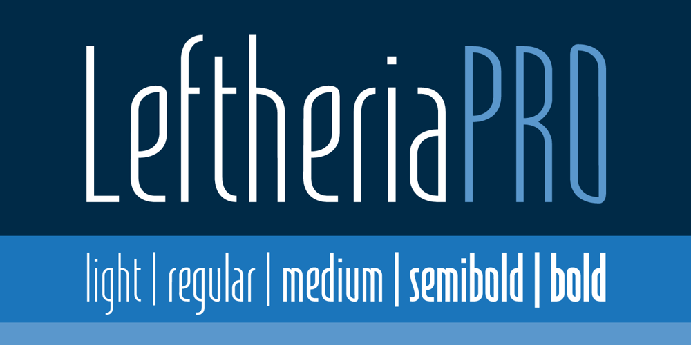 LeftheriaPRO font