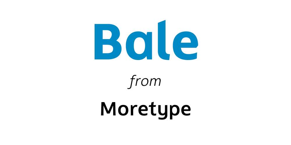 Bale font