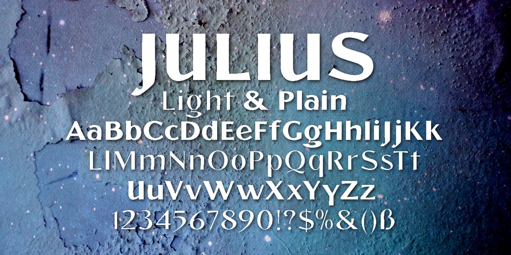 Julius font