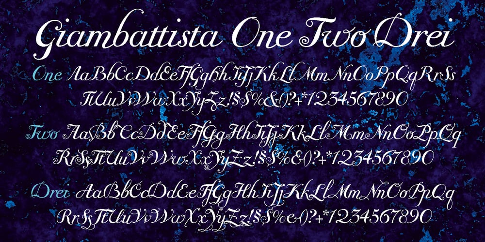 Giambattista font