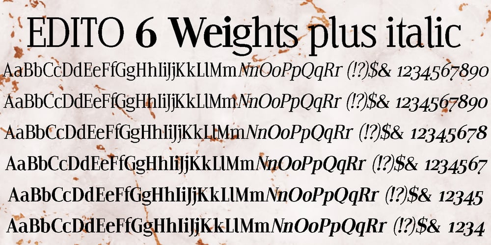 Edito font