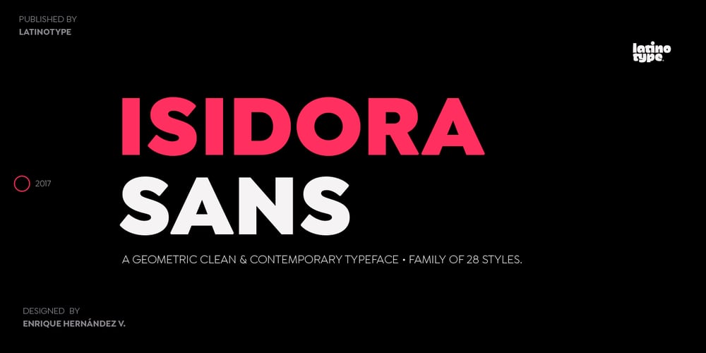 Isidora Sans font