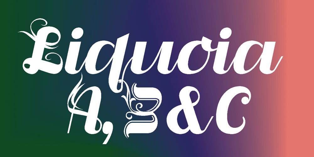 Liquoia font