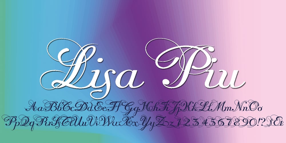 Lisa Piu font
