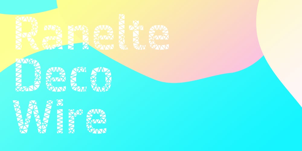 Ranelte Deco font
