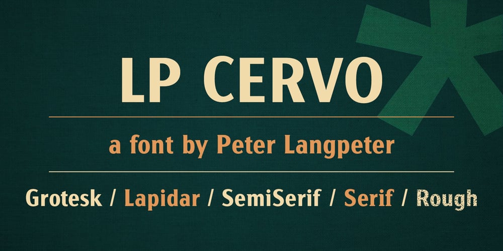 LP Cervo font