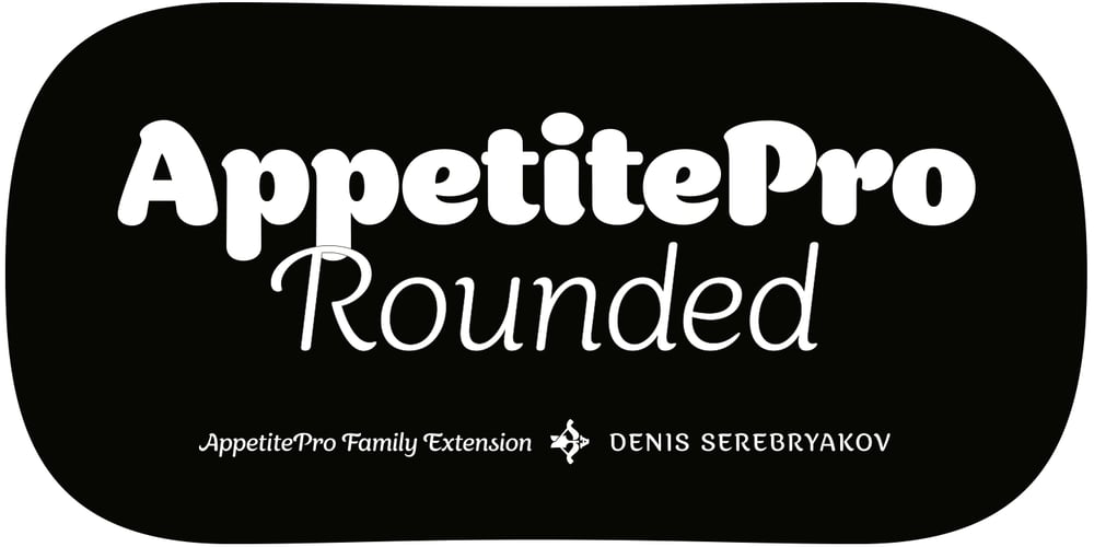 Appetite Pro Rounded font