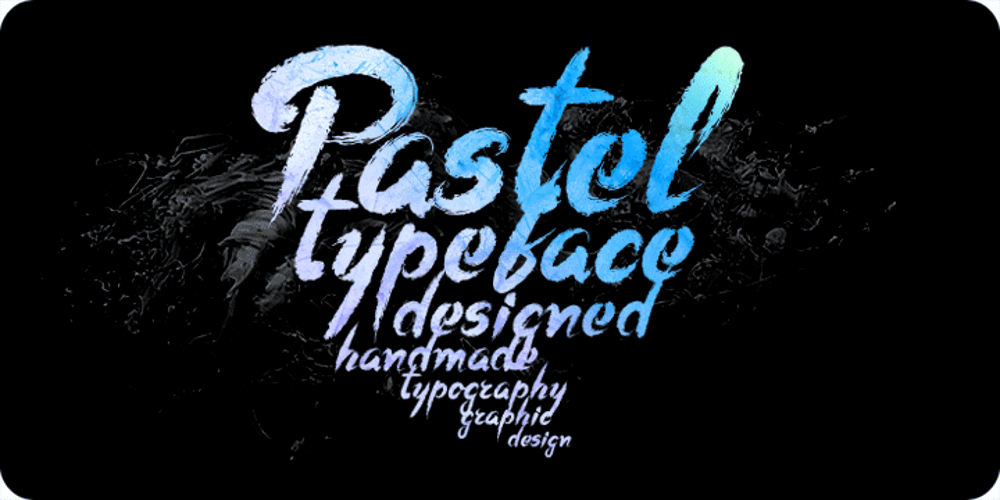 Pastel font