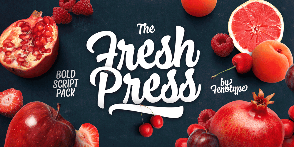 Fresh Press font