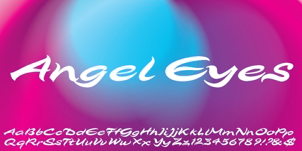 Angel Eyes font
