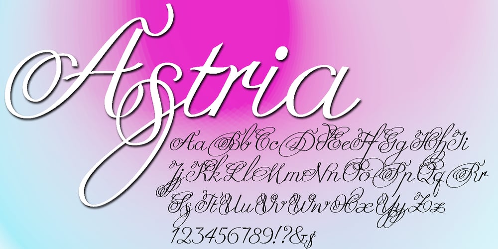 Astria font