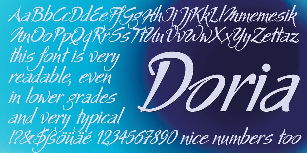 Doria font