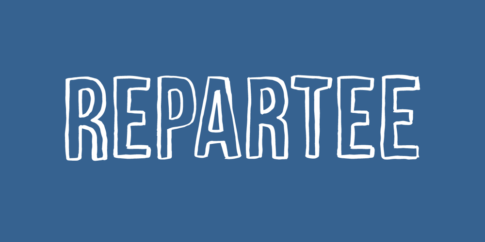 Repartee font
