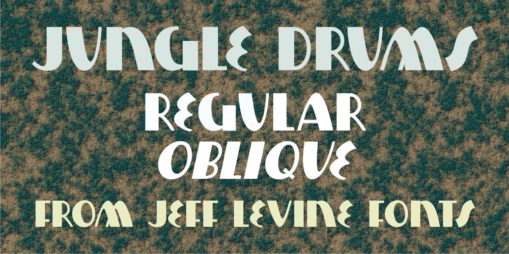 Jungle Drums JNL font