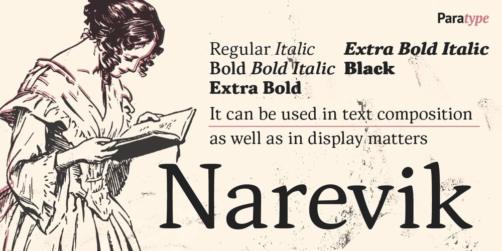 Narevik font