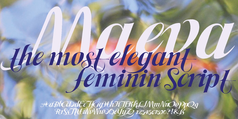 Maeva font
