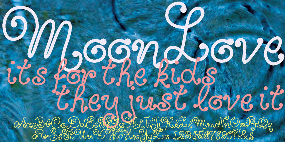 MoonLove font