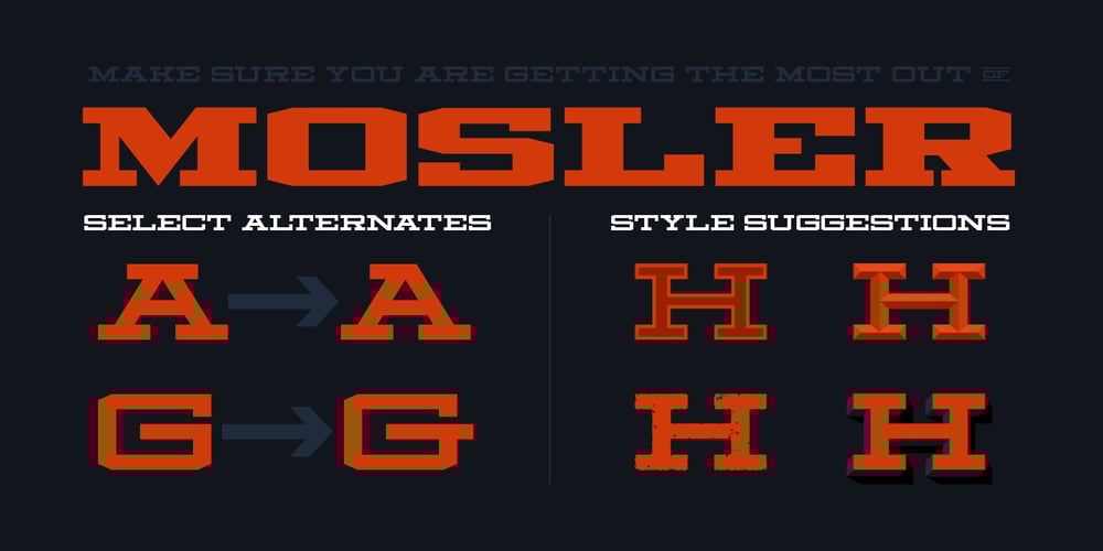 Mosler font