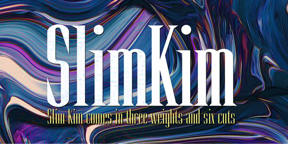 Slim Kim font