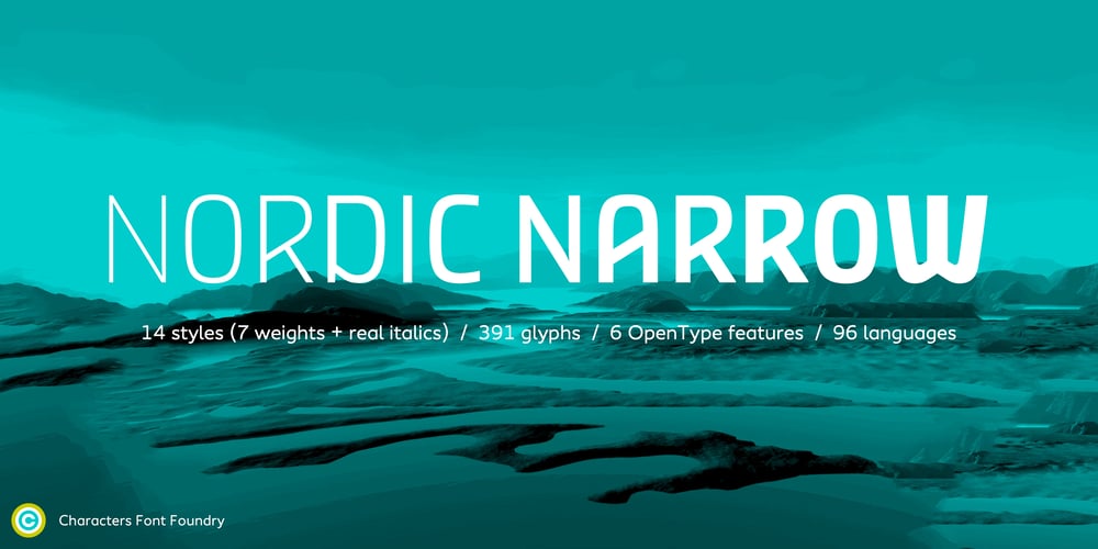Nordic Narrow Pro font