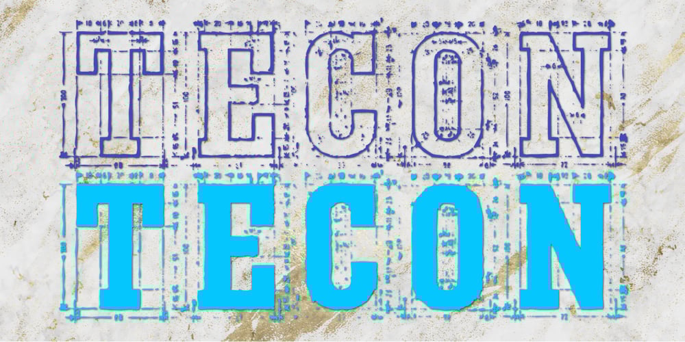 Tecon font