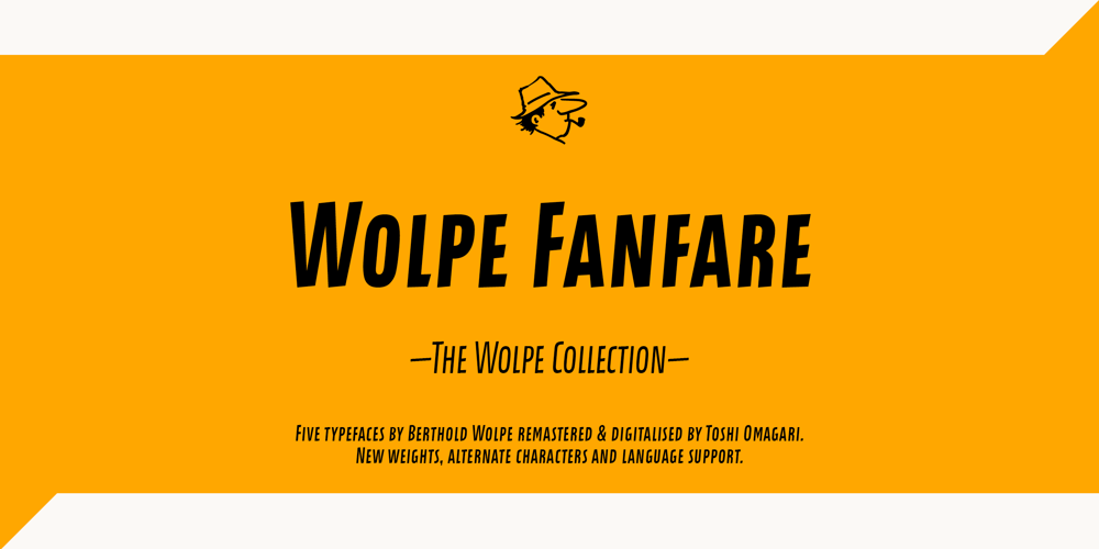 Wolpe Fanfare font