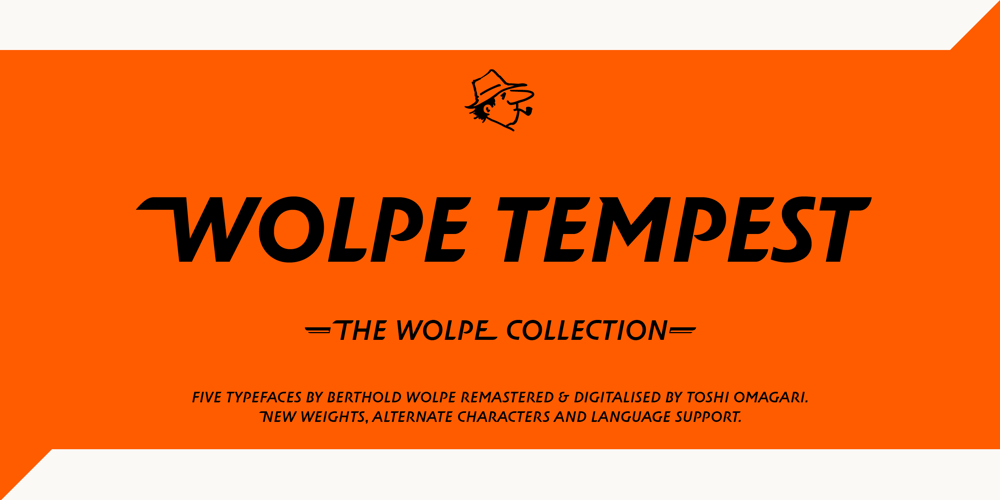Wolpe Tempest font