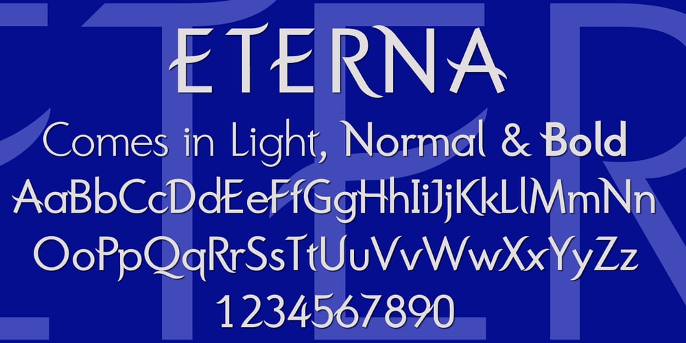 Eterna font
