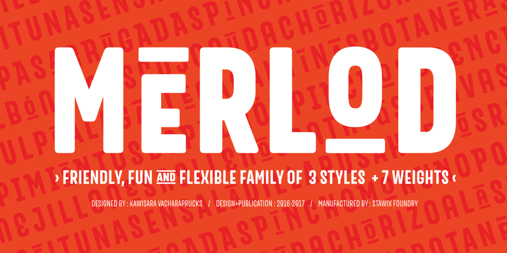 Merlod font