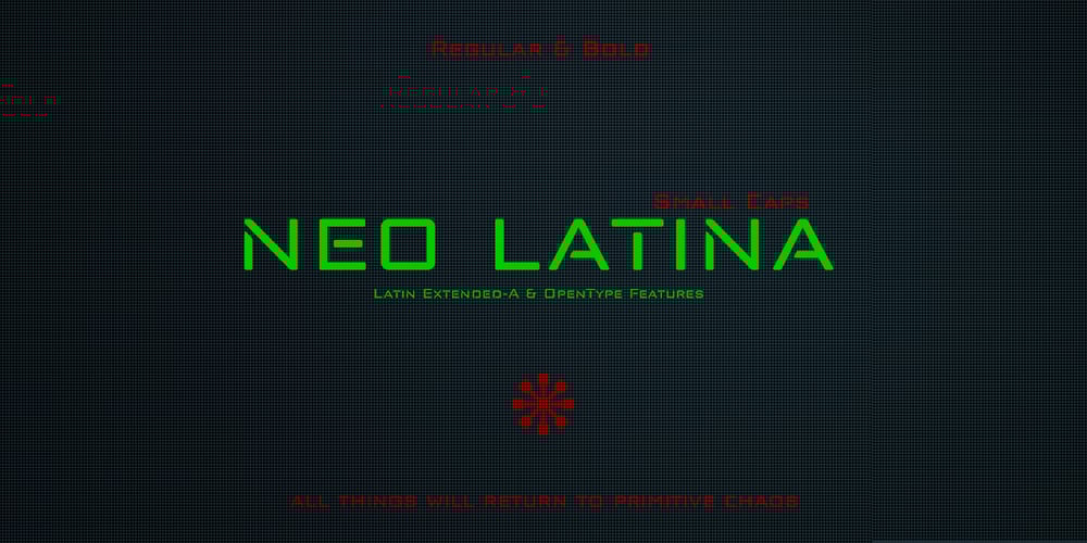Neo Latina font