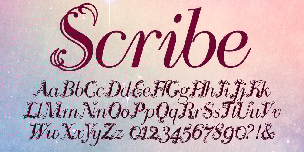 Scribe font