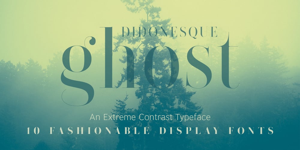 Didonesque Ghost font