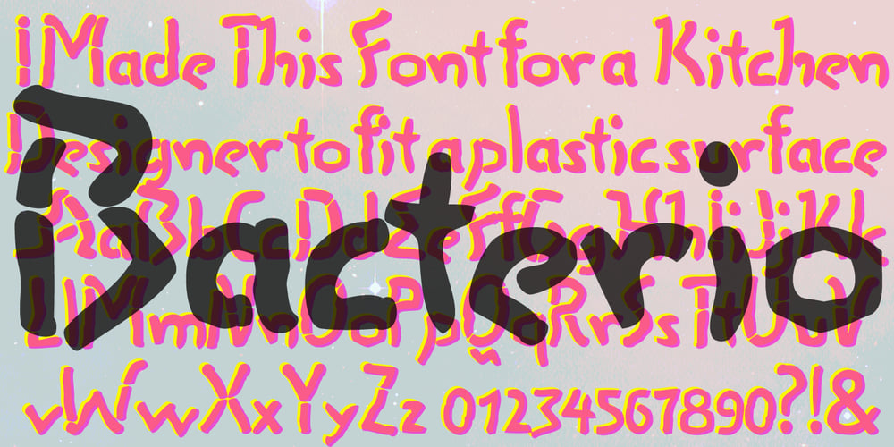 Bacterio font