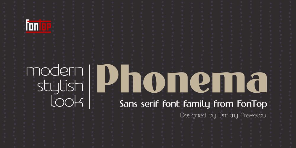 Phonema font