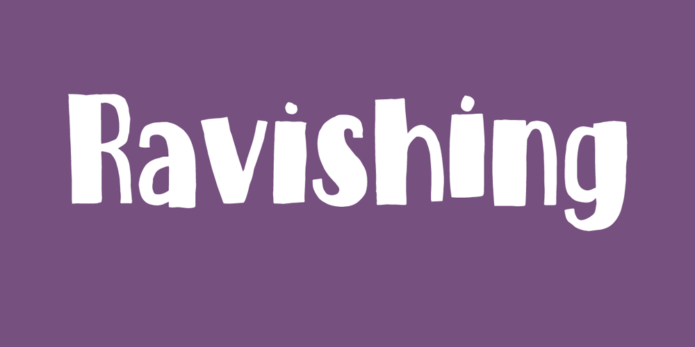 Ravishing font
