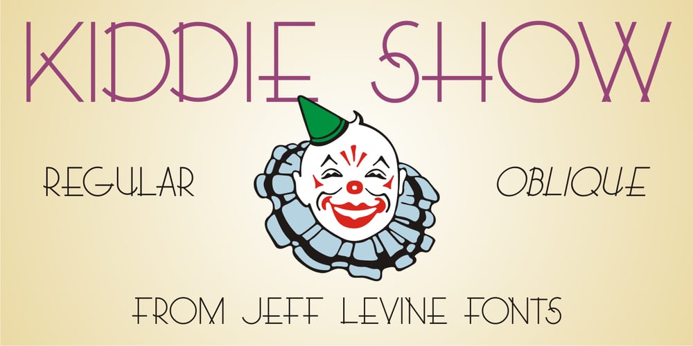 Kiddie Show JNL font