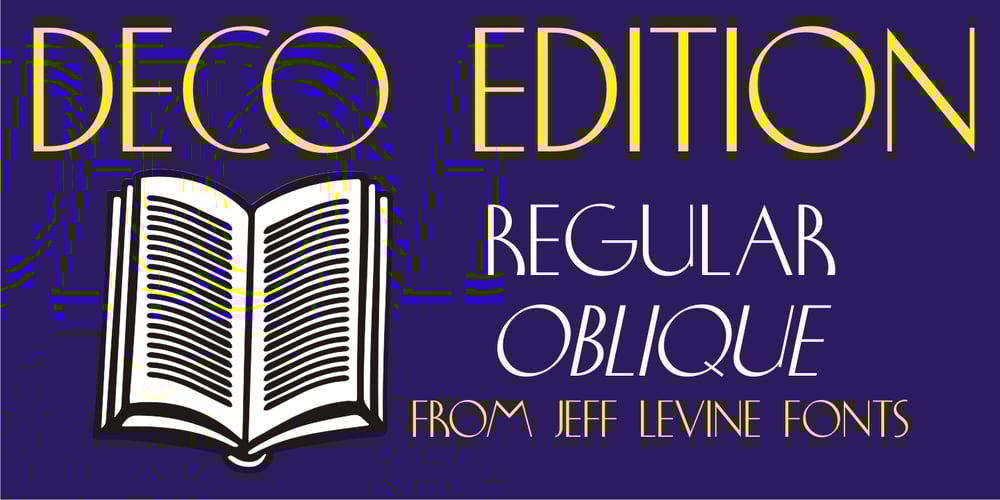 Deco Edition JNL font