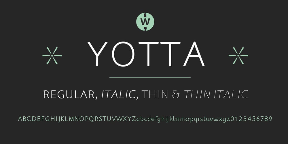 Yotta font