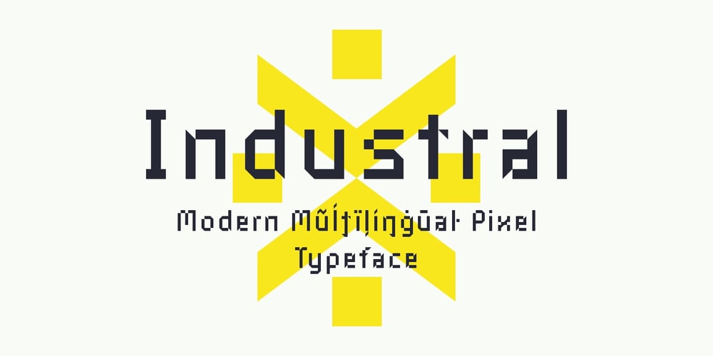 Industral font